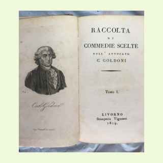 RACCOLTA DI COMMEDIE SCELTE . 7 of 8 volumes. Lacks volume 8.