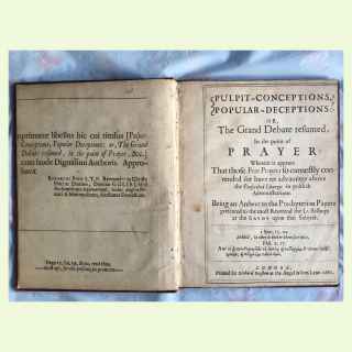 Pulpit-conceptions, popular-deceptions, or, The grand debate resumed in the point of prayer wherein it appears that those free p