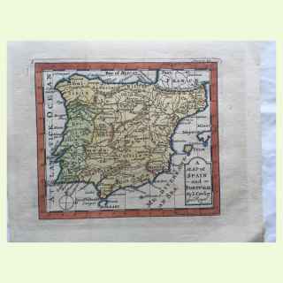 A Map of Spain and Portugal. By J. Cowley. Geor. Royal.