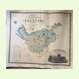 Map of the County of CHESHIRE, from an Actual Survey Made in the Years 1819.