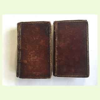 Poems of William Cowper of the Inner Temple. 2 Miniature volumes.