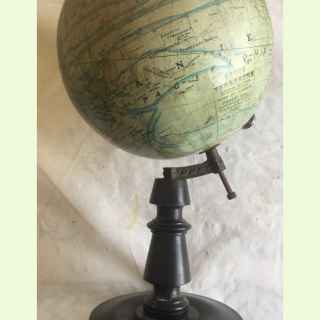French Art Deco Terrestre Table Globe .7 Inch. [Terrestrial Globe],