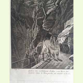 Galerie des Verlorenen Loches, von Thusis danes le Trouperdu,en venant de Tusis