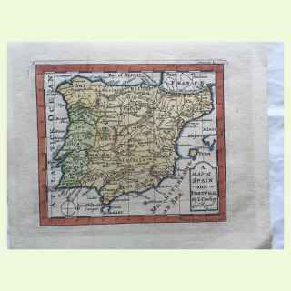 A Map of Spain and Portugal. By J. Cowley. Geor. Royal.