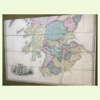 A Map of SCOTLAND Divided into Counties Shewing the Principal Roads, Railways, Rivers, Canals, Lochs, Mountains, Islands etc.